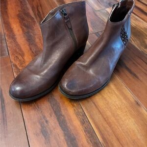 Clarks Dark Brown Leather Boots